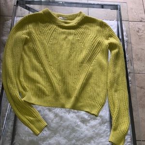 H&M yellow sweater